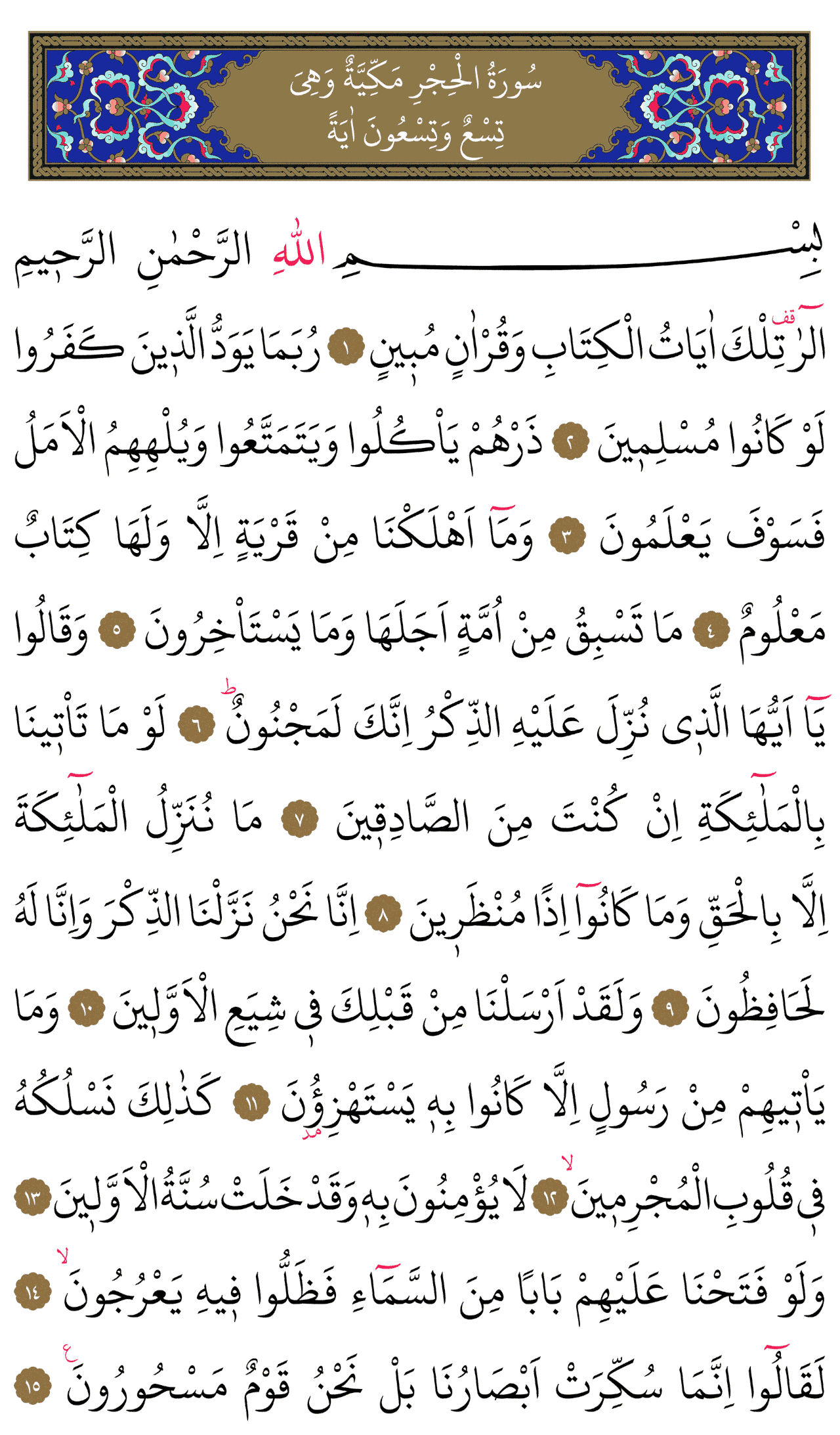Kur'an-ı Kerim 262. sayfa