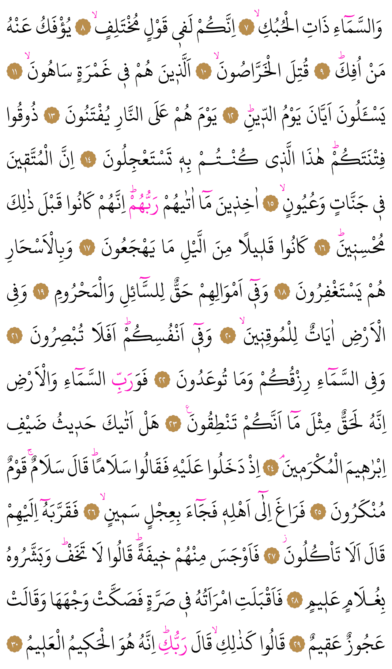 Kur'an-ı Kerim 521. sayfa