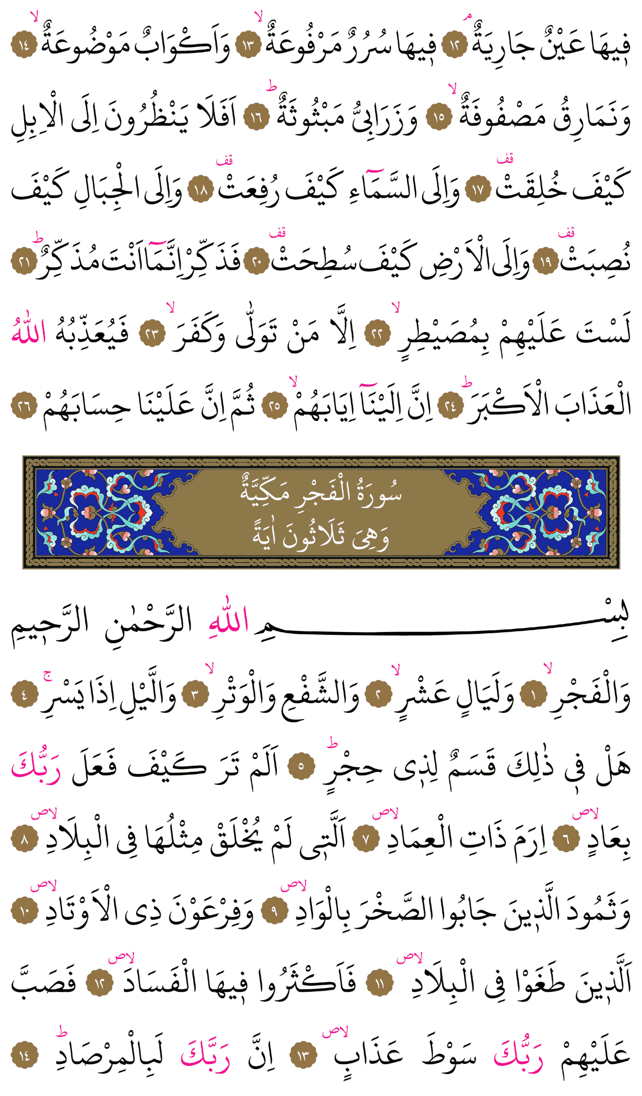 Kur'an-ı Kerim 593. sayfa